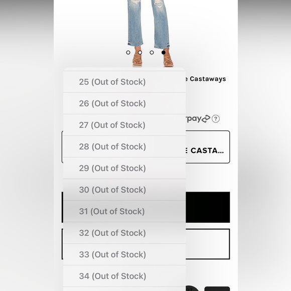 Mother Superior High Waisted Study Hover Size 34 NWT - Picture 5 of 16